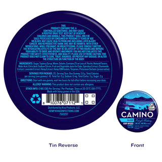 An image composite of the Reverse and Front of the tins to showcase the regulatory language, ingredients, servings, directions and allergen warnings on the back. To read the full information of the reverse read the product description.